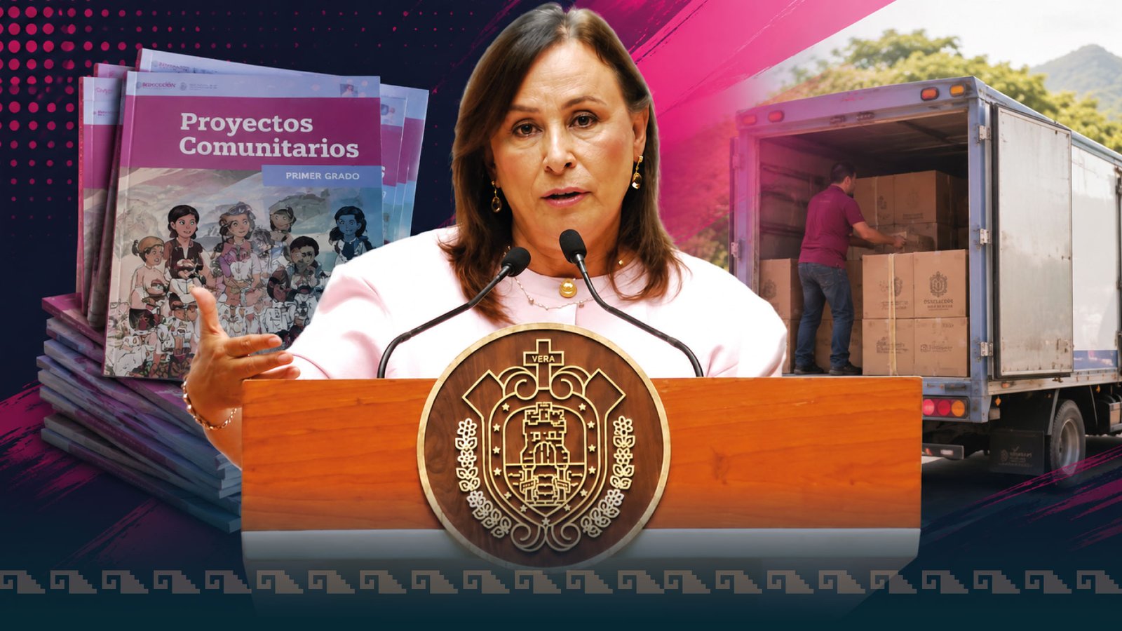 Nahle responde por entrega de libros de texto: “Nosotros llevamos los libros”